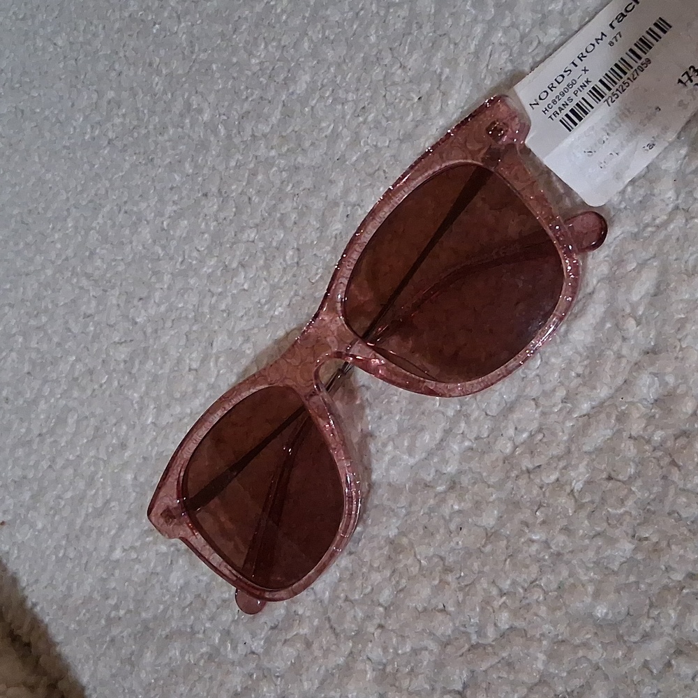 NWT Womens Coach Sunglasses Transparent Pink HC8290 - Picture 5 of 6